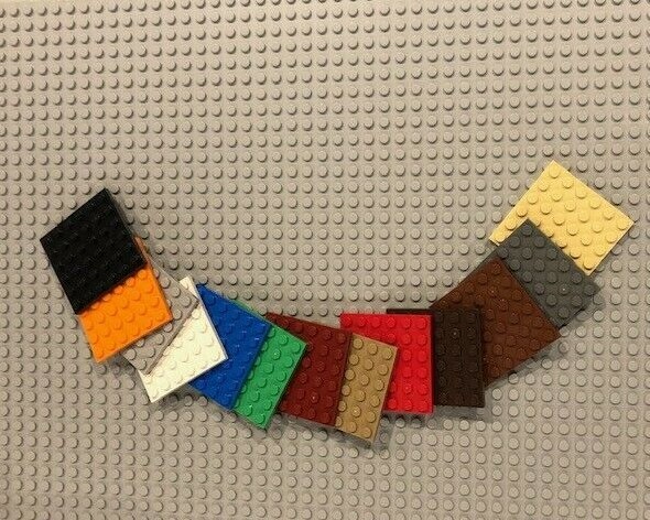 Lego Plates - 6X6, 6X8, 6X10, 6X12, 6X14, 6X16 - You Pick The Color & Quantity