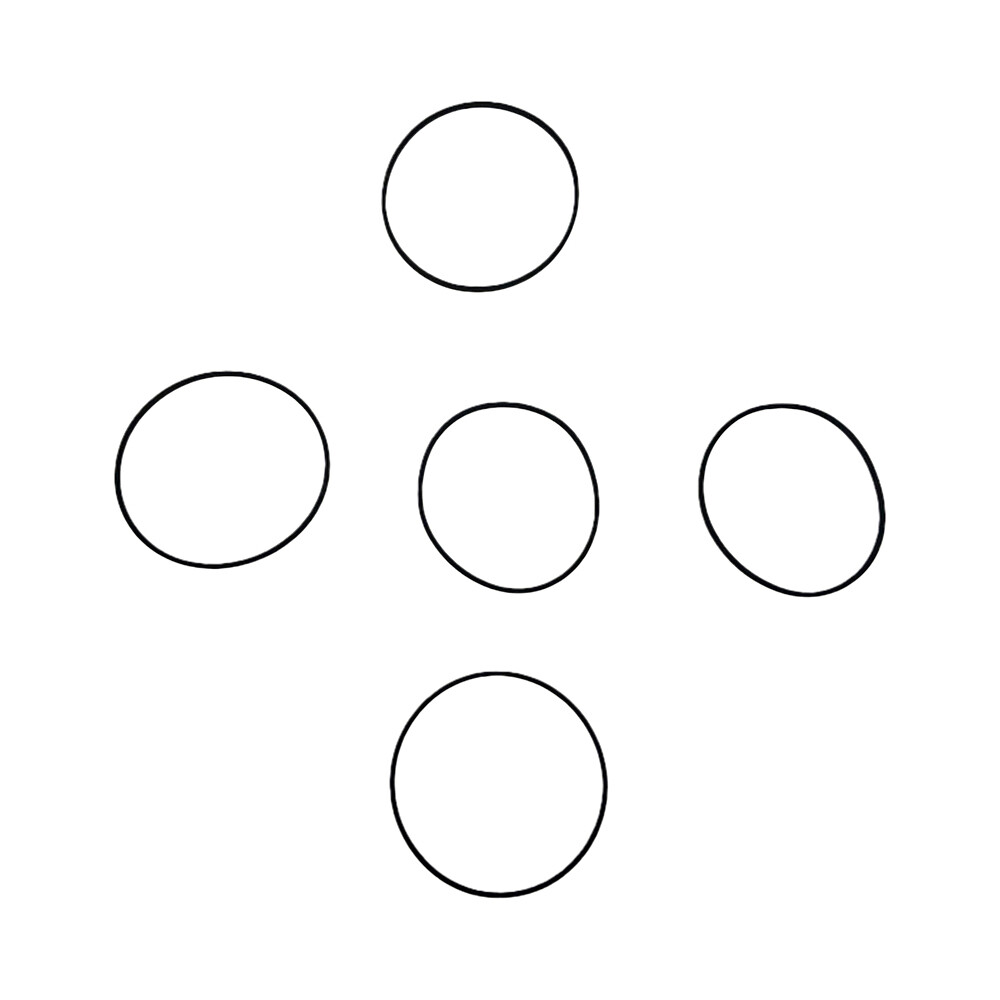 5pcs/set New Belts for SONY TC-WE305 TCWE305 Dual Deck Cassette Player