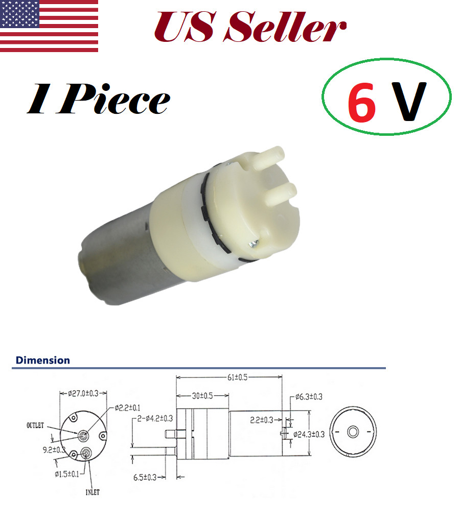 6V MPA2006 4L vacuum High-power Small Mini Micro Air Pump Aquarium Air Vacuum