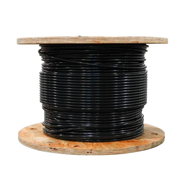 #3 AWG Stranded Copper THHN THWN-2 Building Wire 600V Black UL Listed - PER FOOT