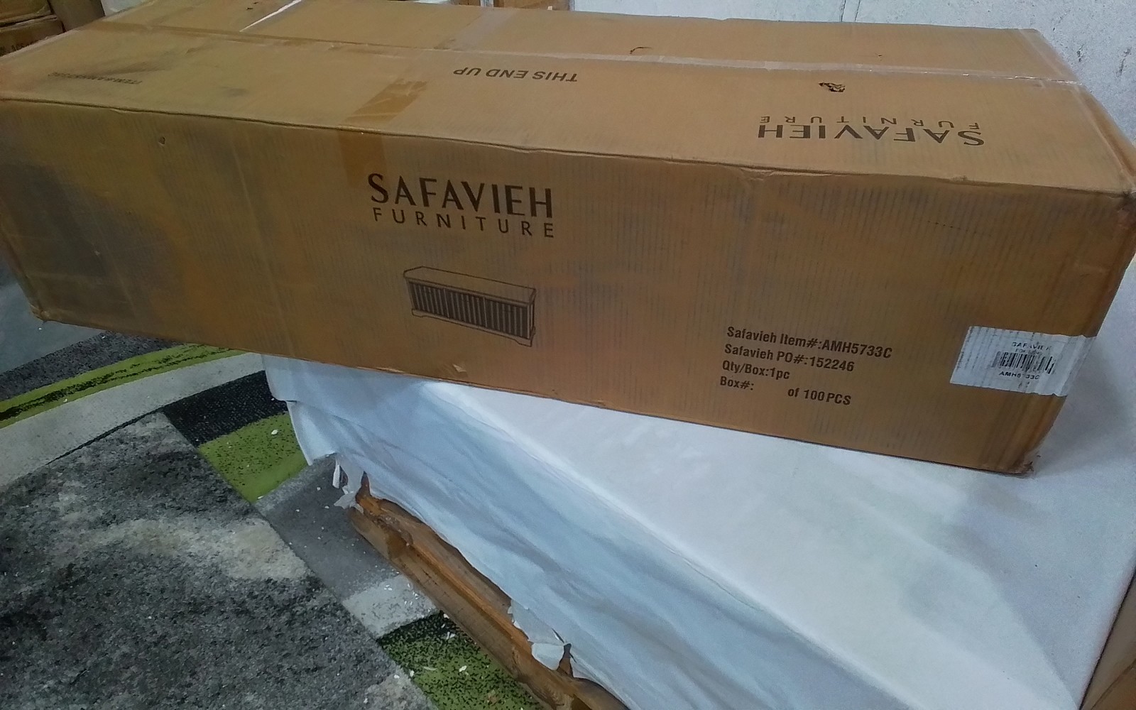 Safavieh LONAN STORAGE BENCH, Reduced Price 2172783343 AMH5733C