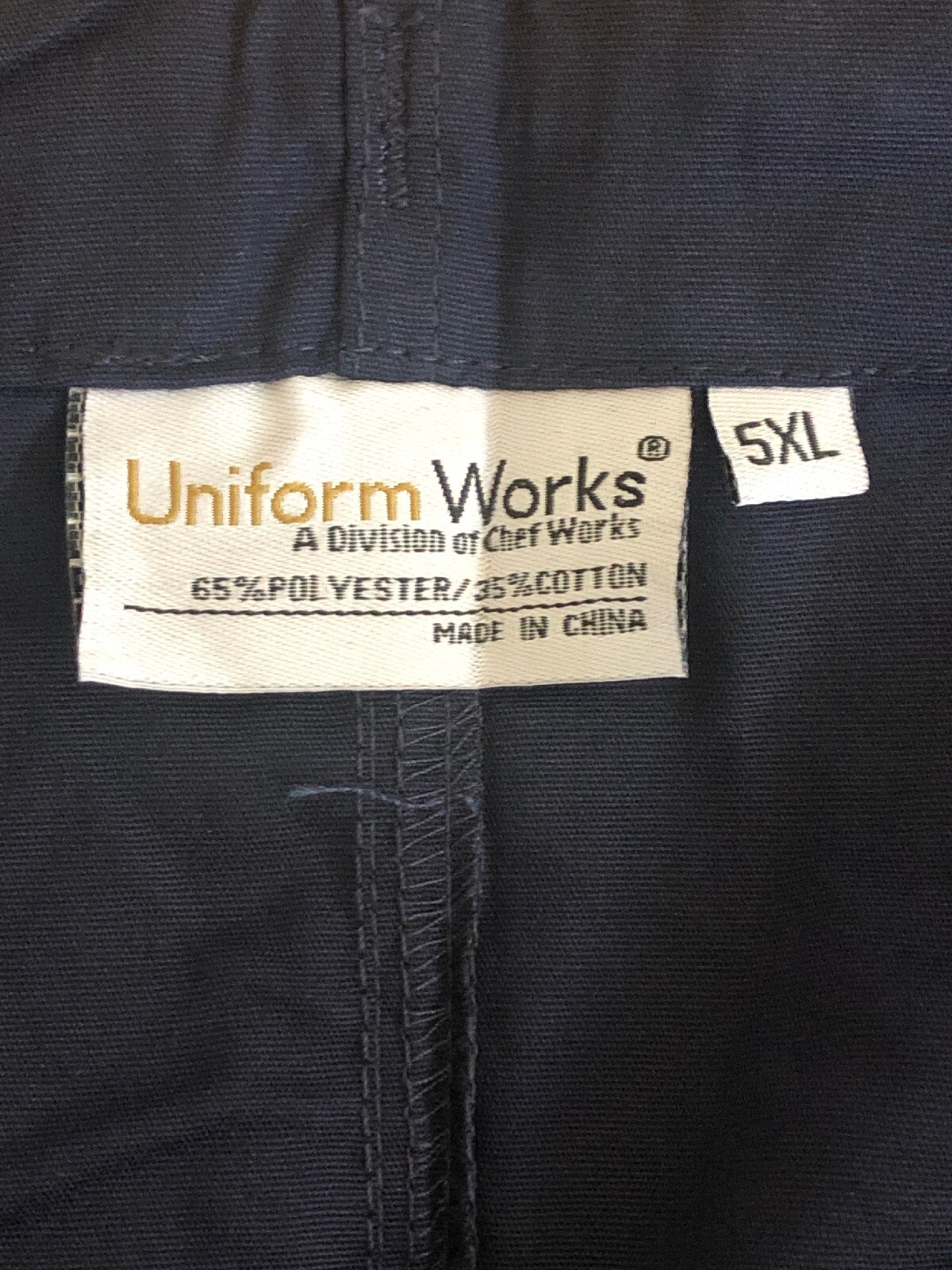 NEW Scrub Pants By Uniform Works - Chef Works - Baggy Navy Blue "5XL" Unisex D3