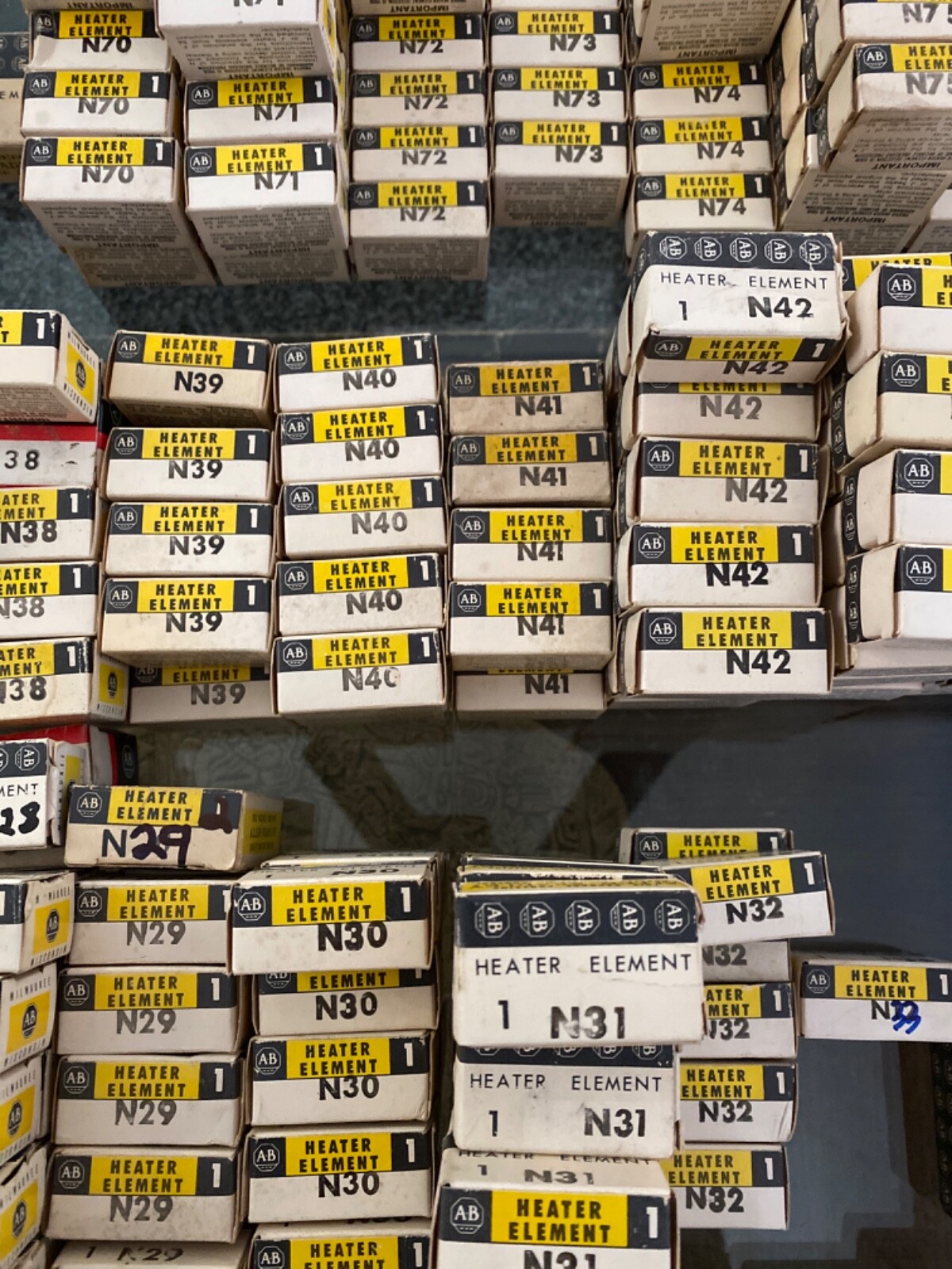 Allen Bradley Type N Thermal Overload Heater Elements, N1-N79