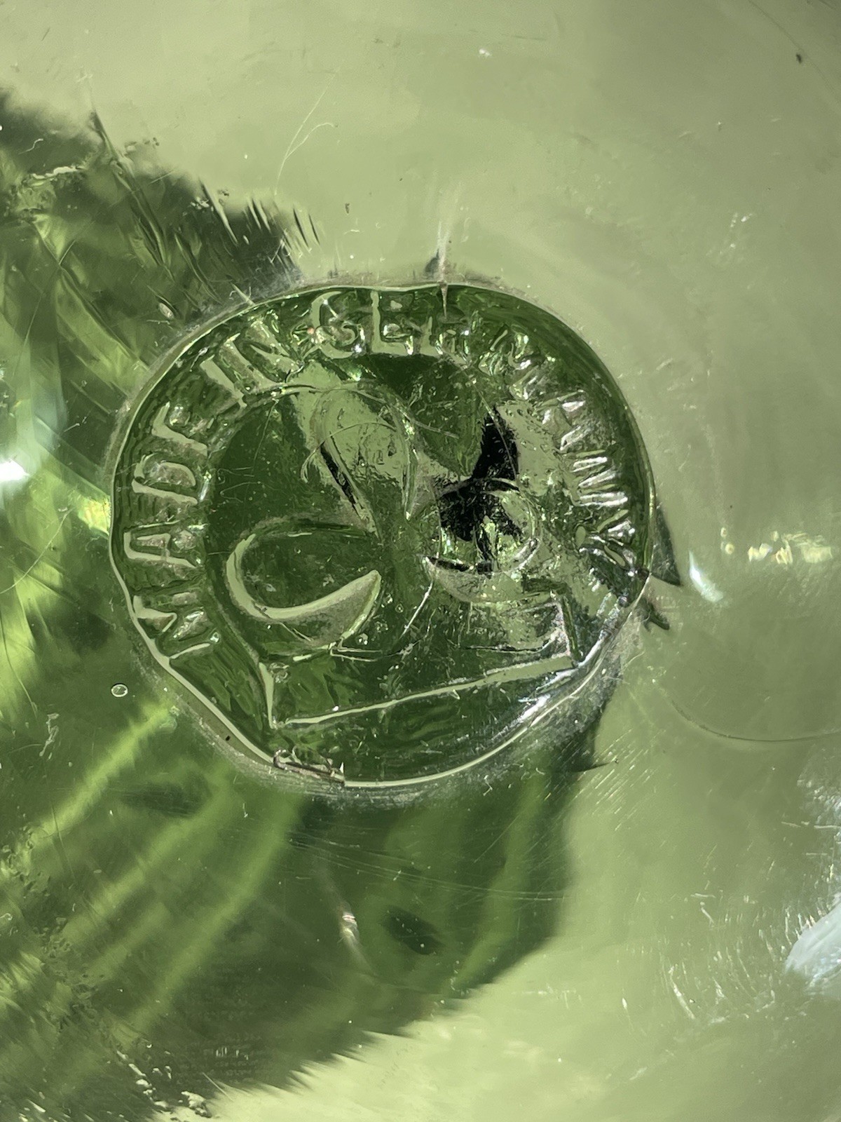 Vintage Green Glass Fishing Float German Heye Glas Atlantic Ocean Decor Find