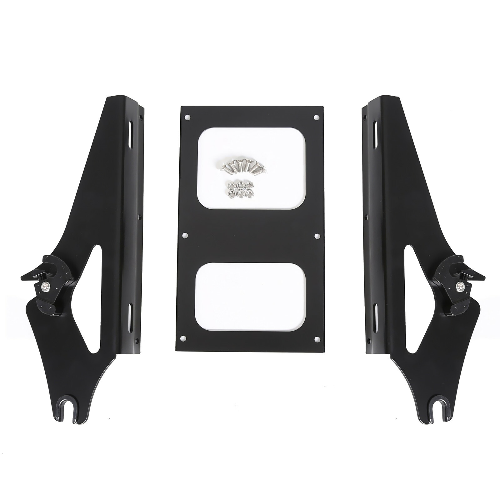 5.5" Razor Tour Pak Pack Trunk Backrest Mount Rack For Harley Street Glide 14-24