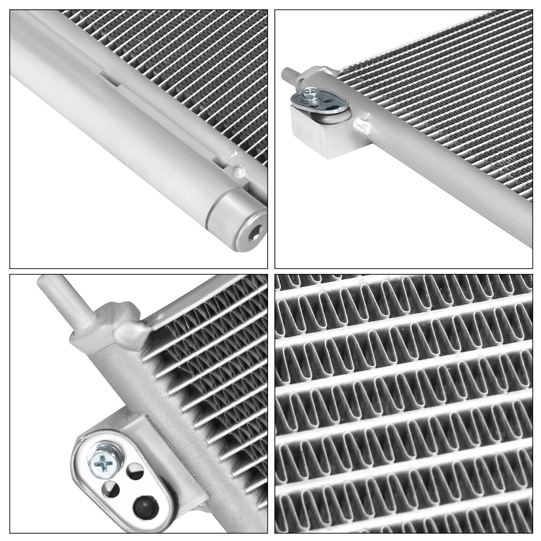 Radiator + AC Condenser for 2008-2012 Honda Accord / 2012-2015 Crosstour 2.4L