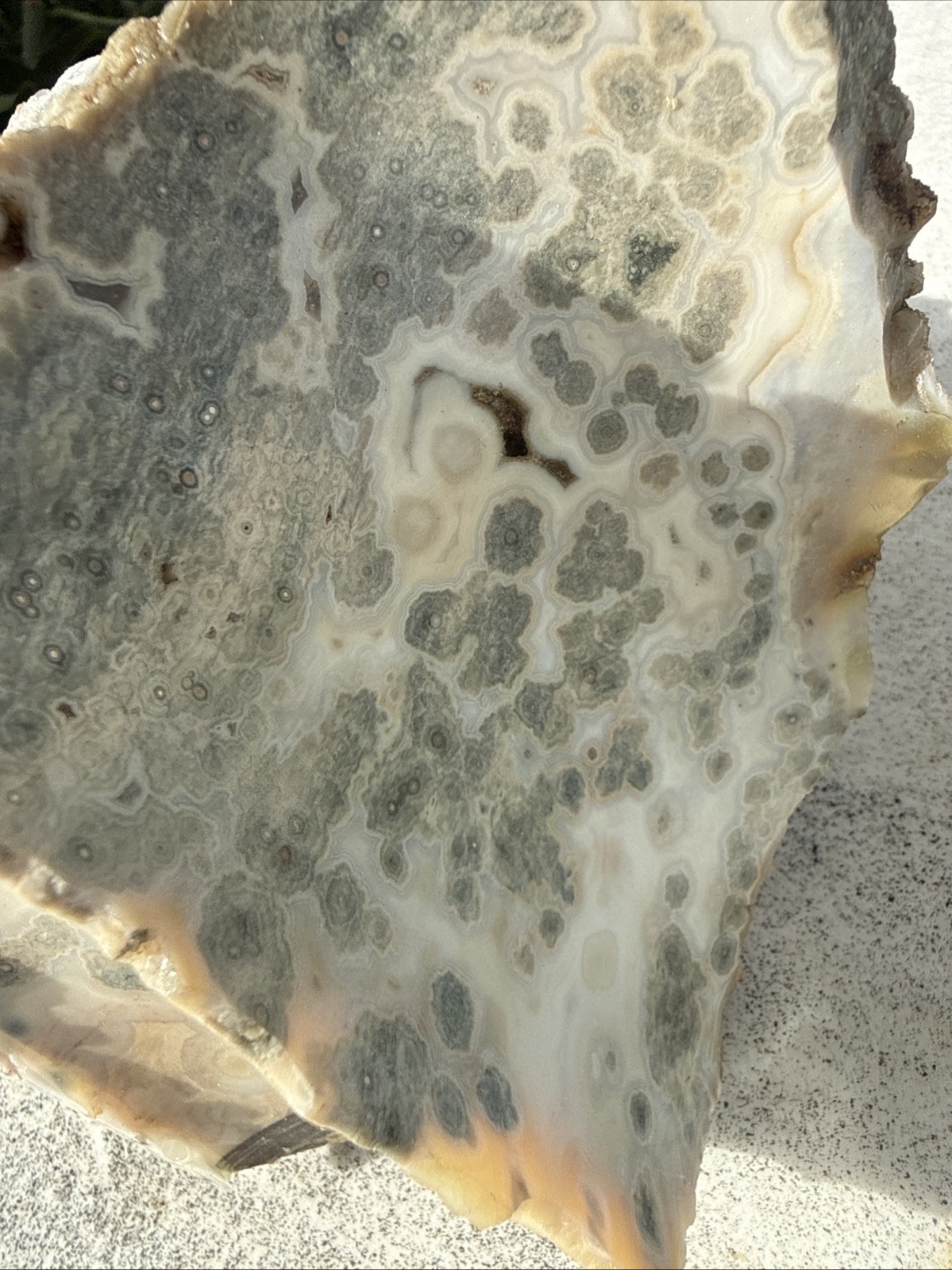 Carved Ruby Buhda On Ocean Jasper Faced Rough, Incredible Orbs Red Crystals 6”