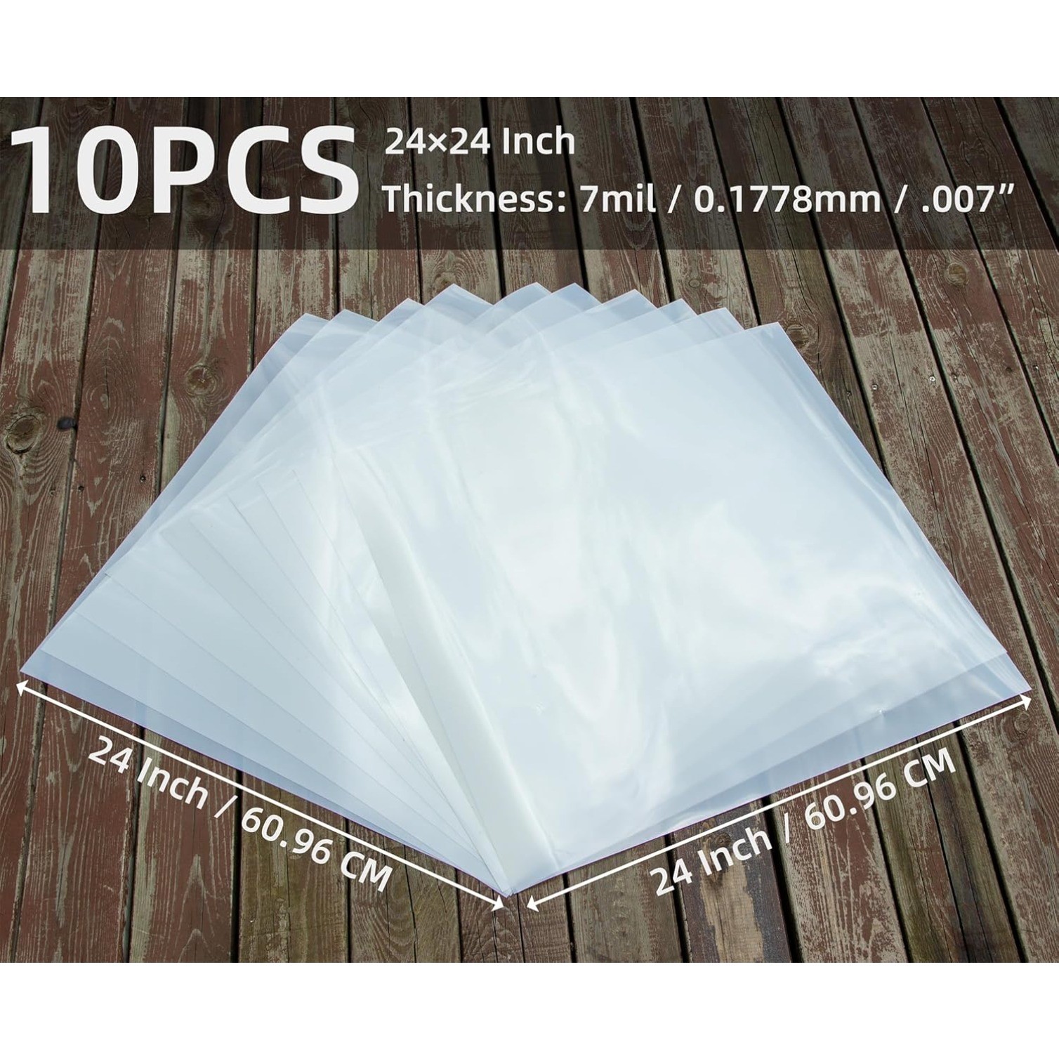10 PCS 12X12 inch 10mil Blank Mylar Stencil Sheets,Milky Translucent PET Blank