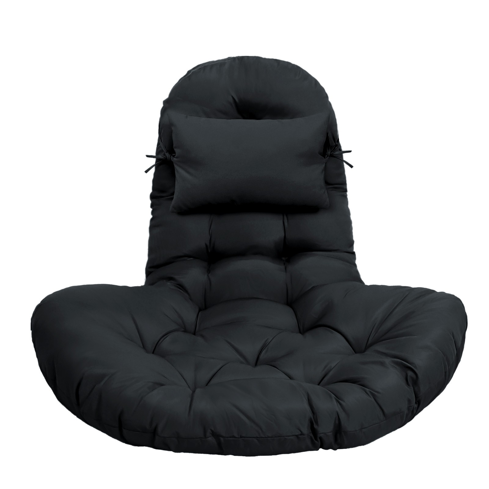 Thicken Egg Chair Cushion w/ Pillow Waterproof Hammock Swing Pad Outdoor&Indoor