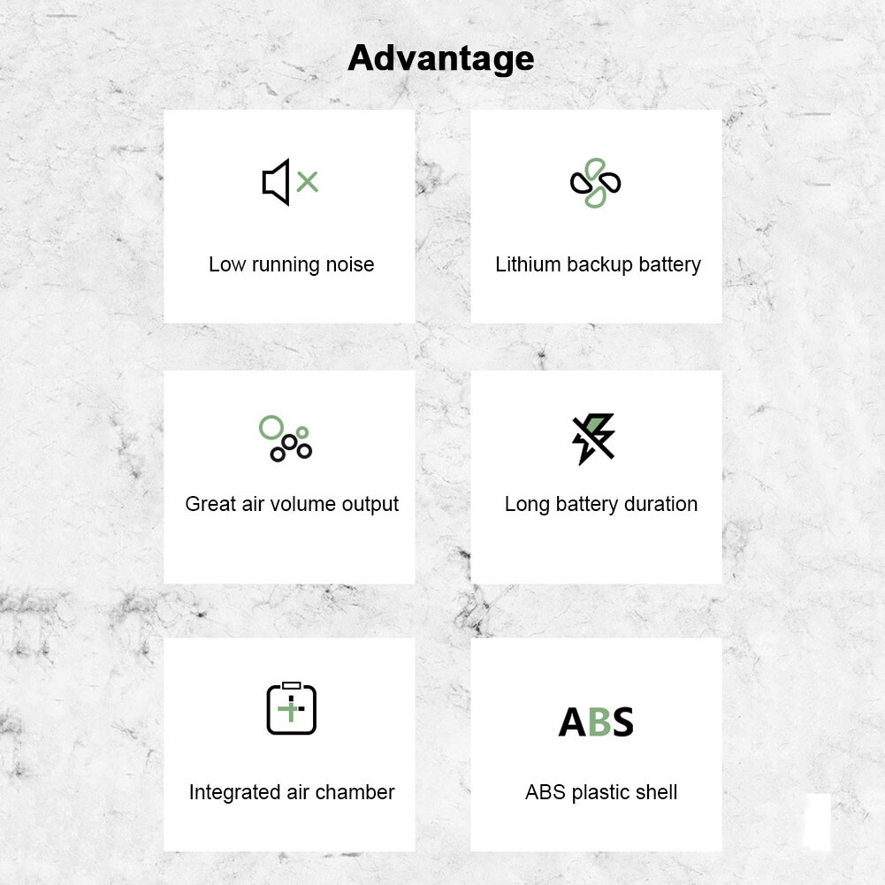 Rechargeable Portable Rechargeable Air pump aquarium fish tank Oxygen Pump New