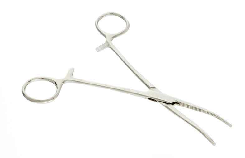 6" Curved Hemostat Forceps Locking Clamps Stainless Steel Surgical Instrument