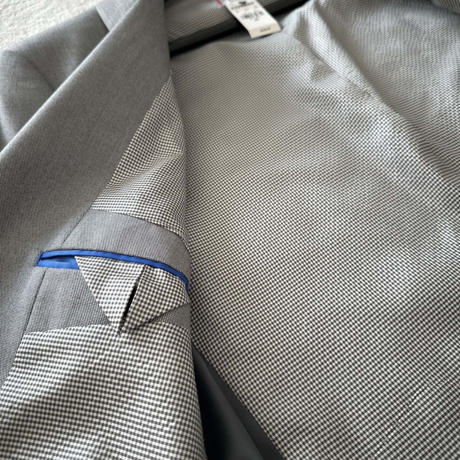 Express Men’s Suit Jacket 40R Slim Gray Brand New With Tags And Labels Business