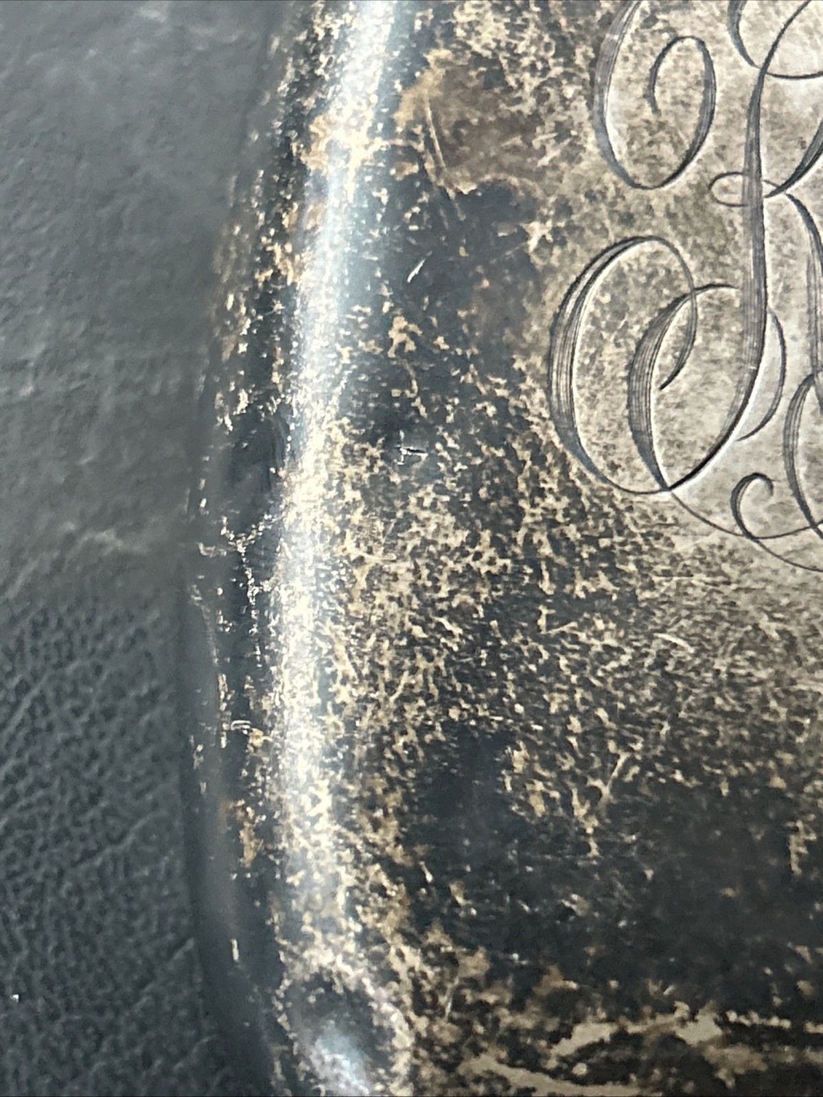 Antique Art Nouveau Unger Brothers Sterling Silver Flask Smoking Lady Read!