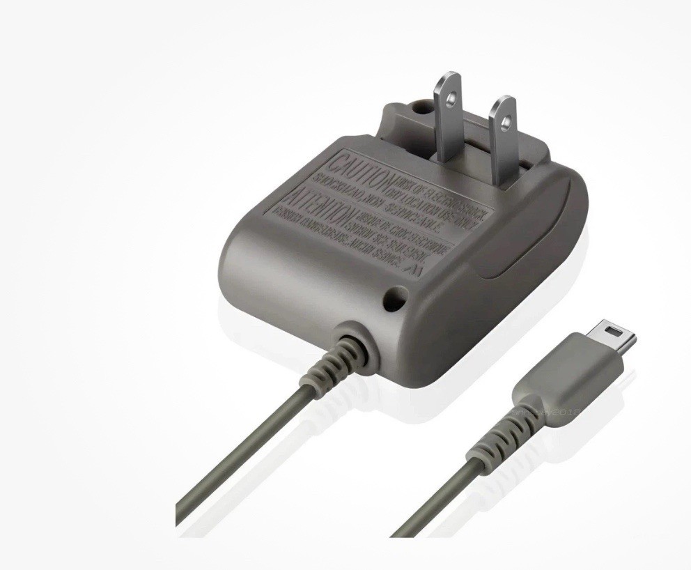 Nintendo DS Lite AC Charger 5.2V 450mA Wall Travel Adapter + Stylus Pen