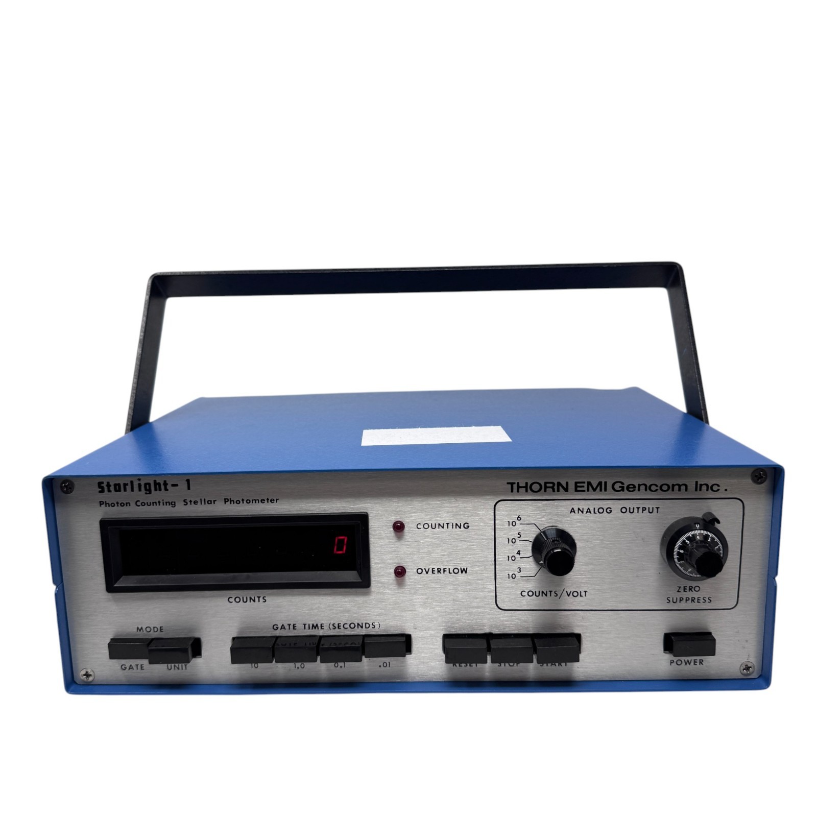 Thorn EMI Gencom Starlight-1 – Photon Counting Stellar Photometer Used