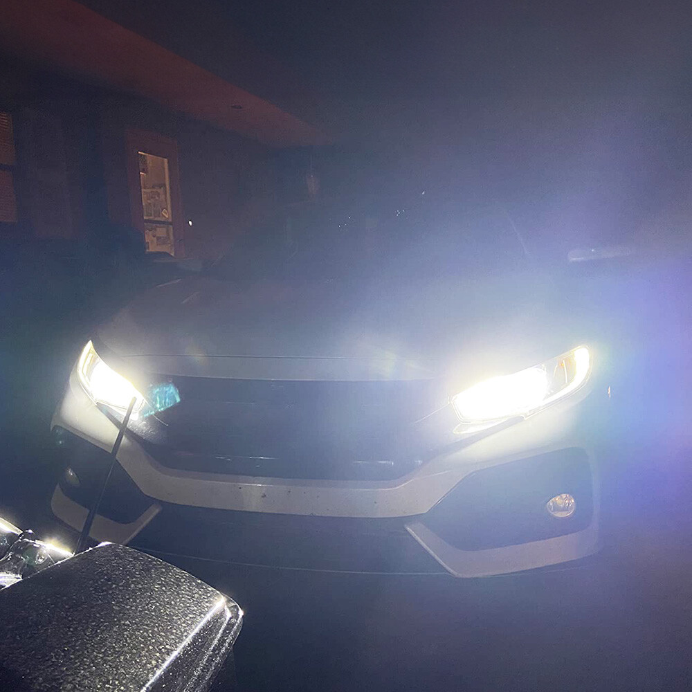 AUXITO H11 LED Headlight Kit Low Beam Bulbs Super Bright 6500K White 20000LM