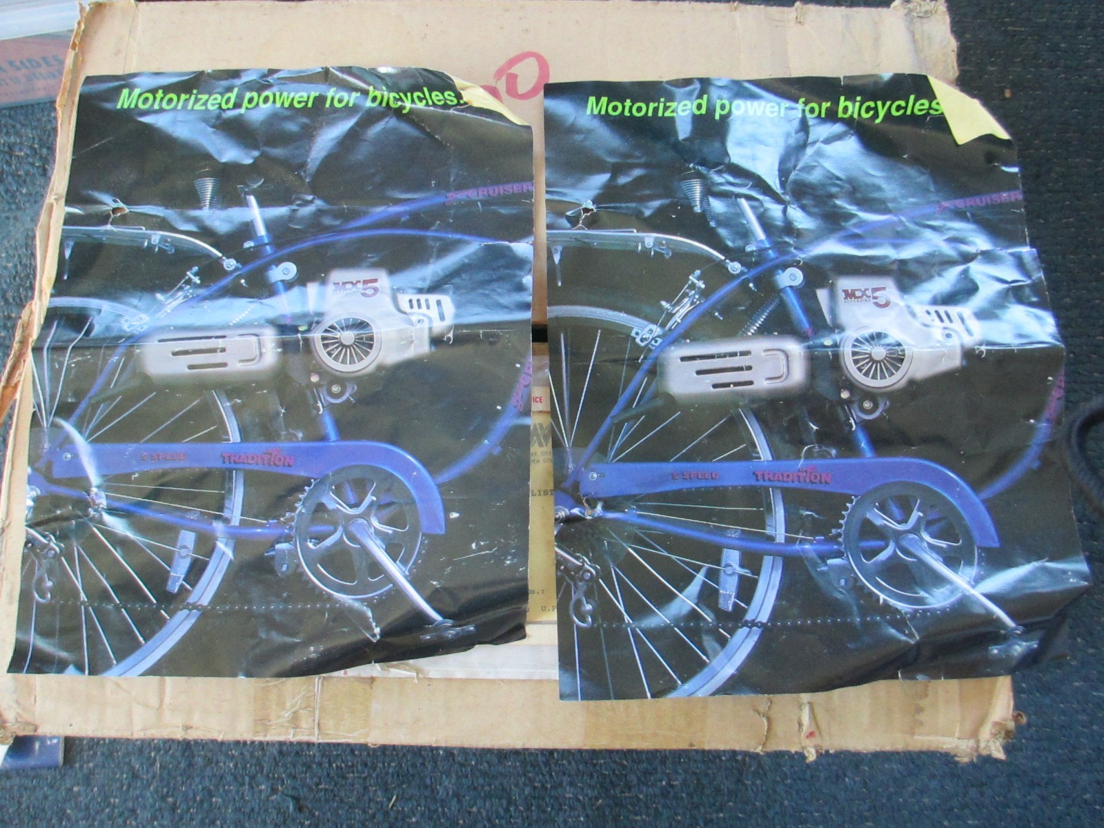 Vintage MX-5 MX5 Superbike Super Bike Bicycle Motor Model Bike 1993 BSMT