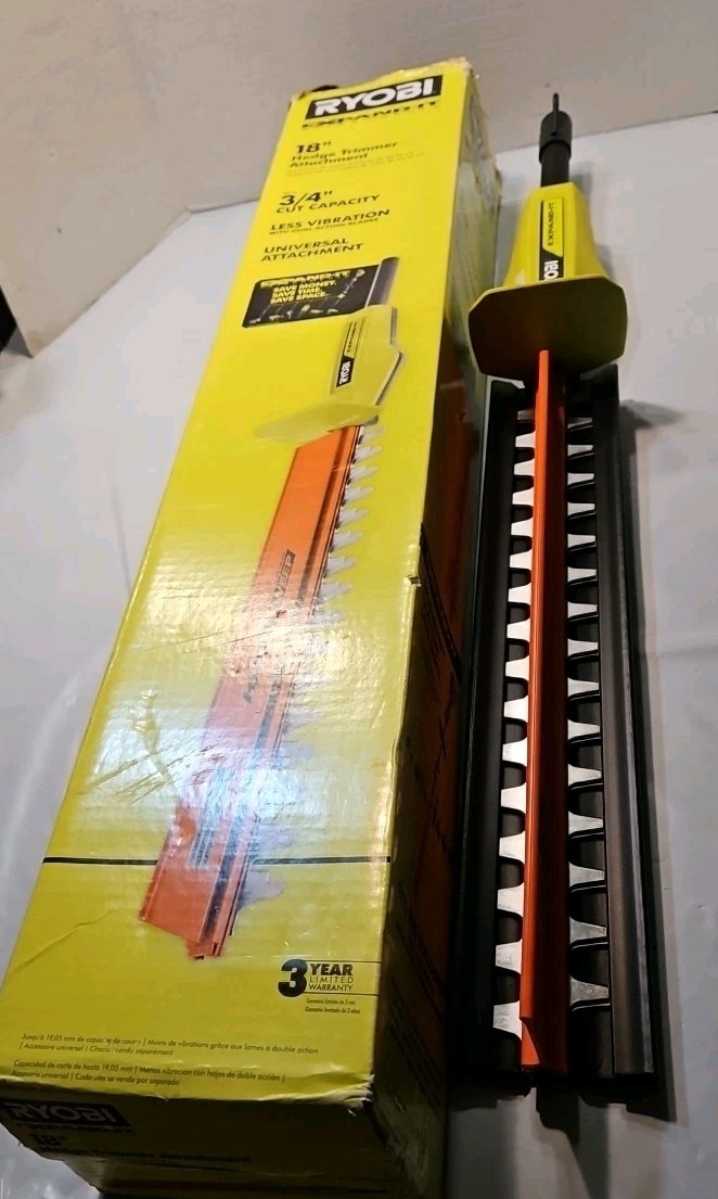 READ Ryobi Expand-It 18 in. Universal Hedge Trimmer Attachment (RYHDG)