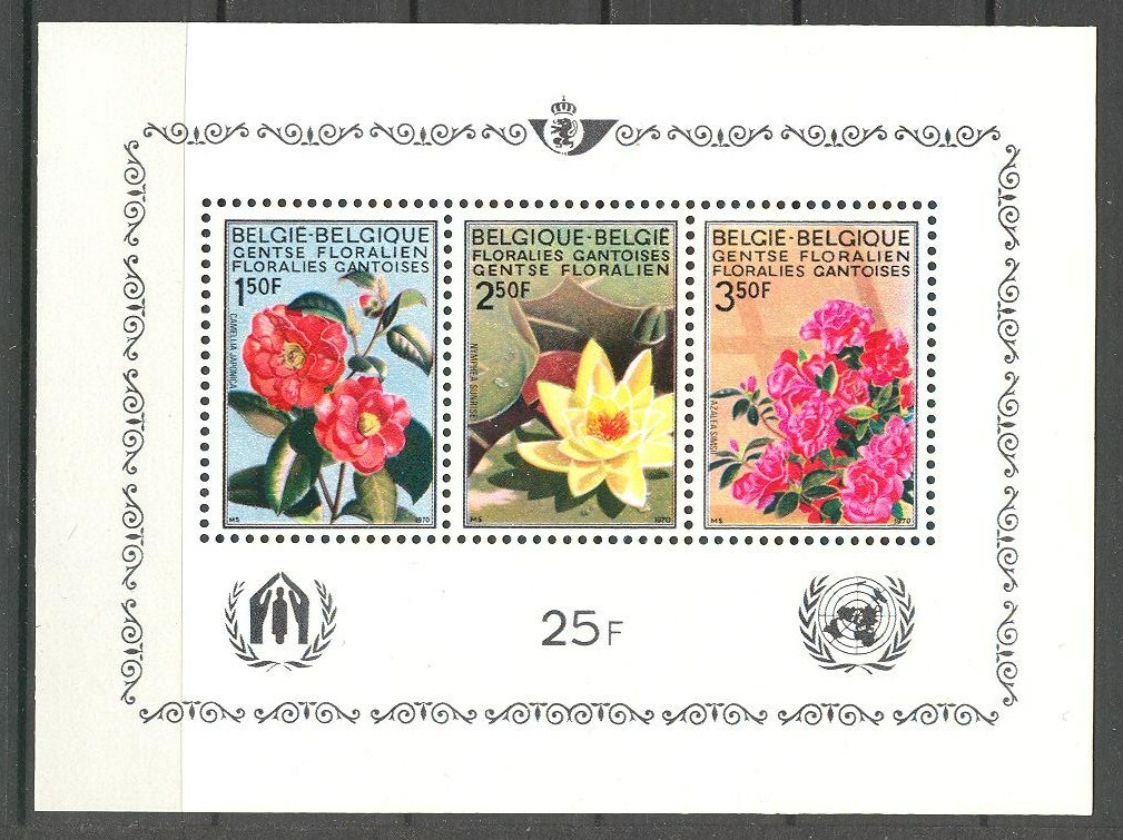 BE - BELGIUM 1970 complete year set MNH
