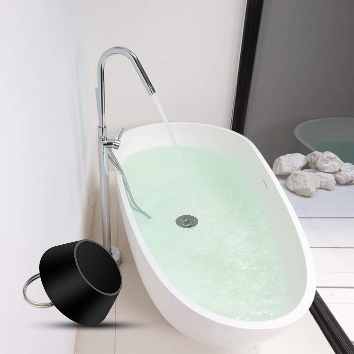 3 Pieces Drain Stopper Tub Stopper for Kitchen Bathroom Bar Rubber Bathtub Sink