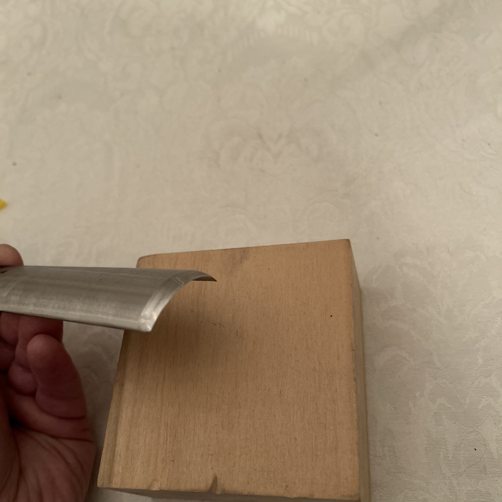 Swinscow & Manuel # 7 / 37mm Straight Carving Gouge 1840 Sheffield Rare Stamp