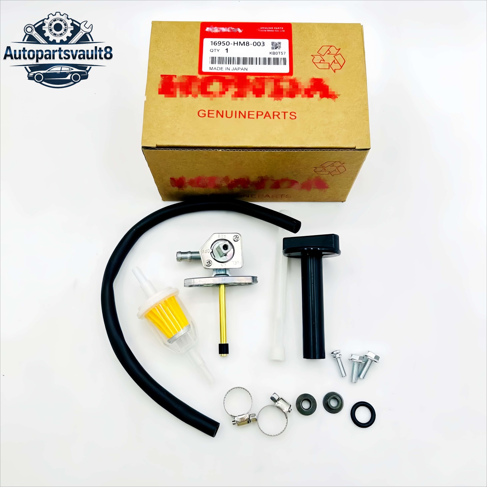 OEM  FUEL PETCOCK Fits For HONDA 99-08 TRX400EX 09-14 TRX400X FUEL SHUT OFF