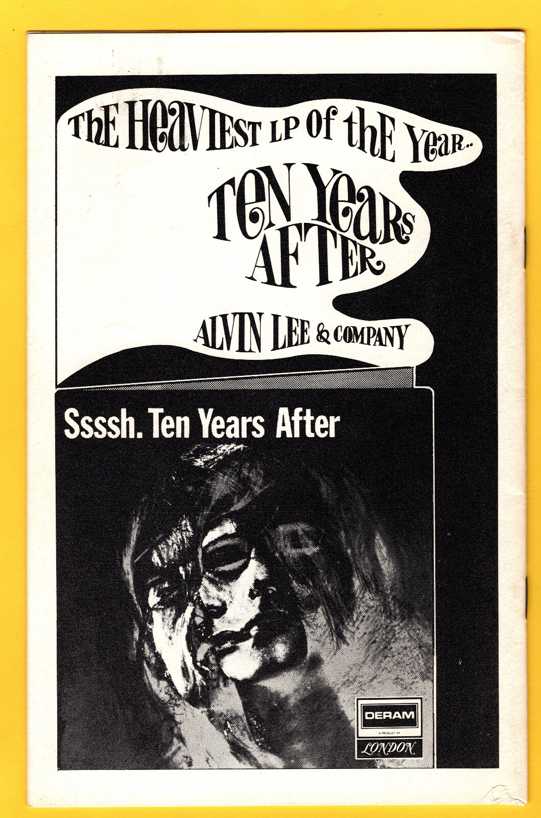 Ten YearS After Mother Earth BiLL Graham FiLLmore EaSt 1968 Program