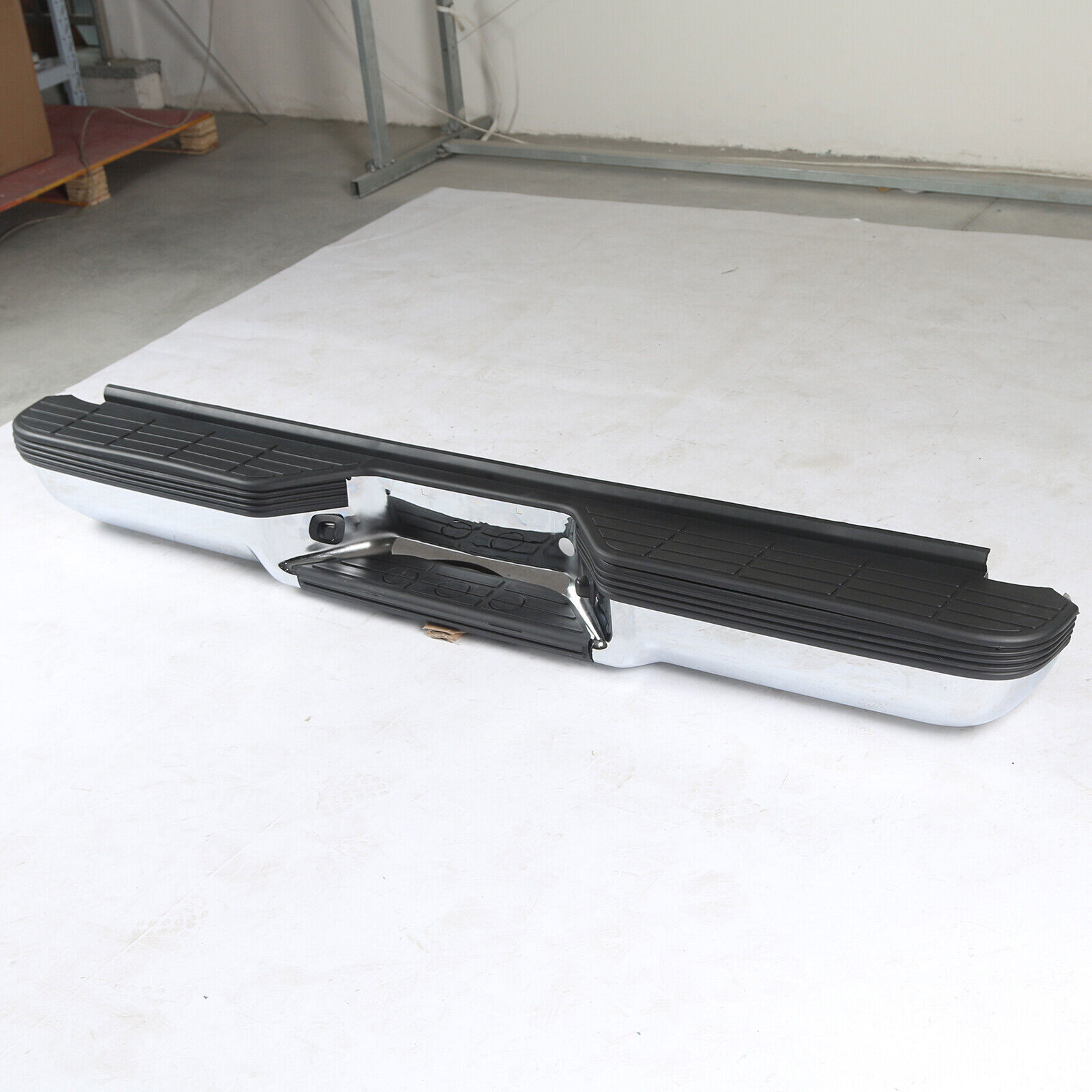 Rear Bumper For 1988-2000 Chevy Silverado GMC Sierra C/K 1500 2500 Chrome Steel