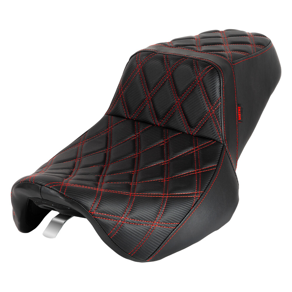 Seat Red Stitch For Harley Street Glide FLHX 2006-07 / Road King FLHR 1997-2007