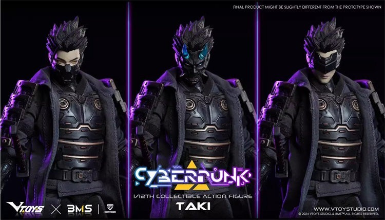 2026New VTOYS VSD010 Cyberpunk TAKI 1/12 Collectible Action Figure In Stock H 7"