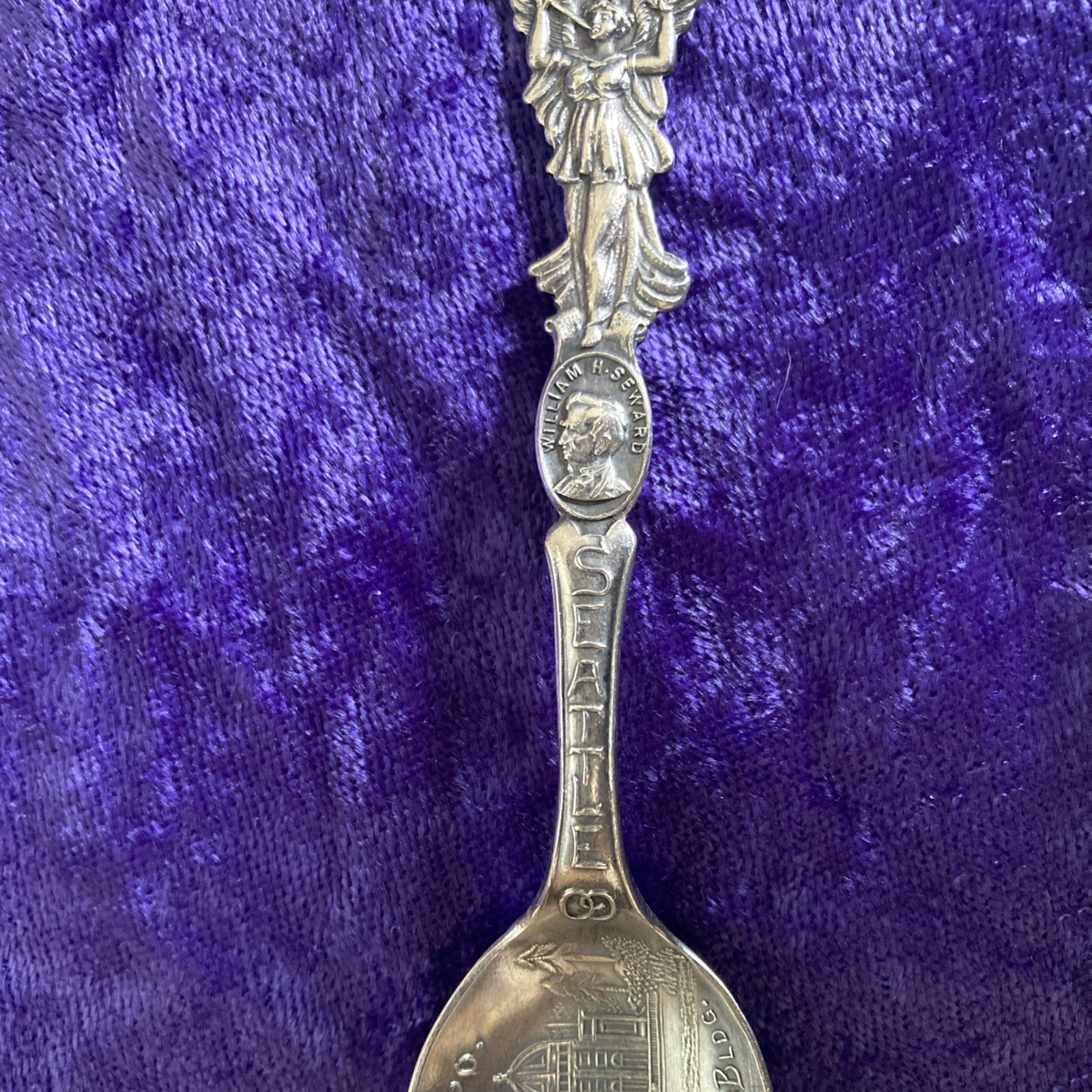 Alaska Yukon Pacific Exposition Souvenir Spoon Silverplate 1909