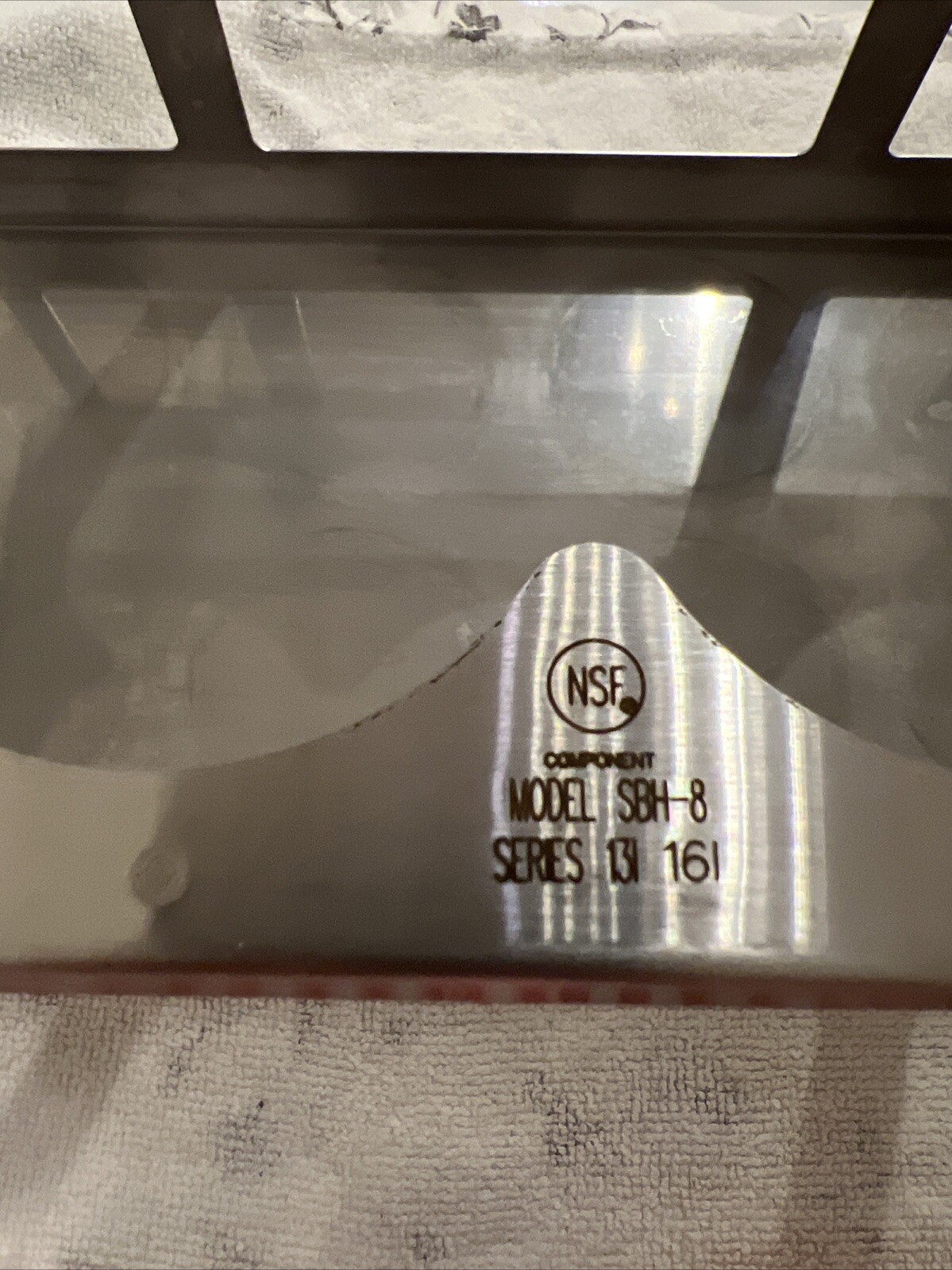 8 Squeeze Condiment Bottle Holder Stainless Model SBH 8 Part #86975 Restaurant