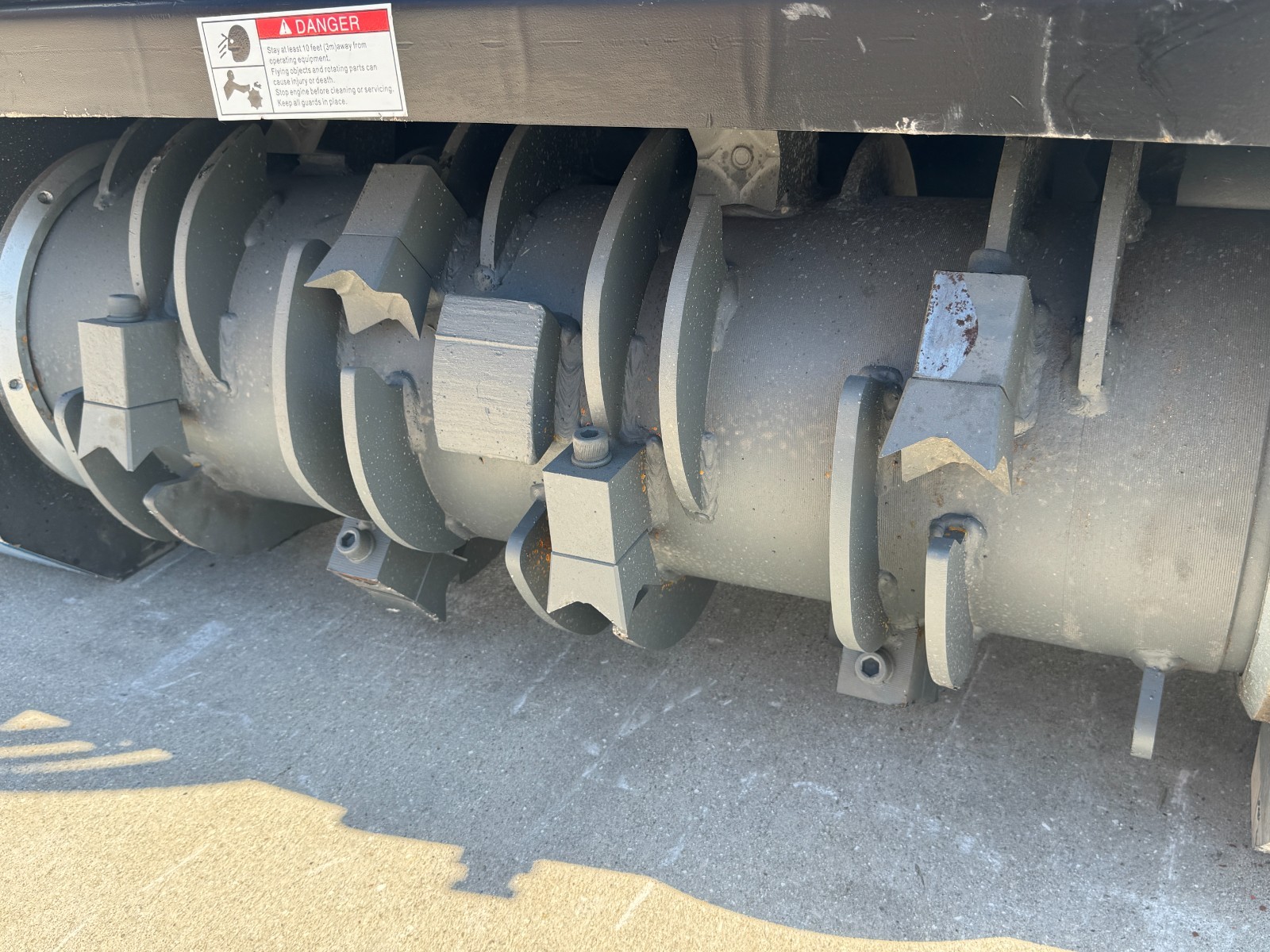 Raytree Excavator Forestry Drum Mulcher Attachment 3-8 Ton 45 MM Pins