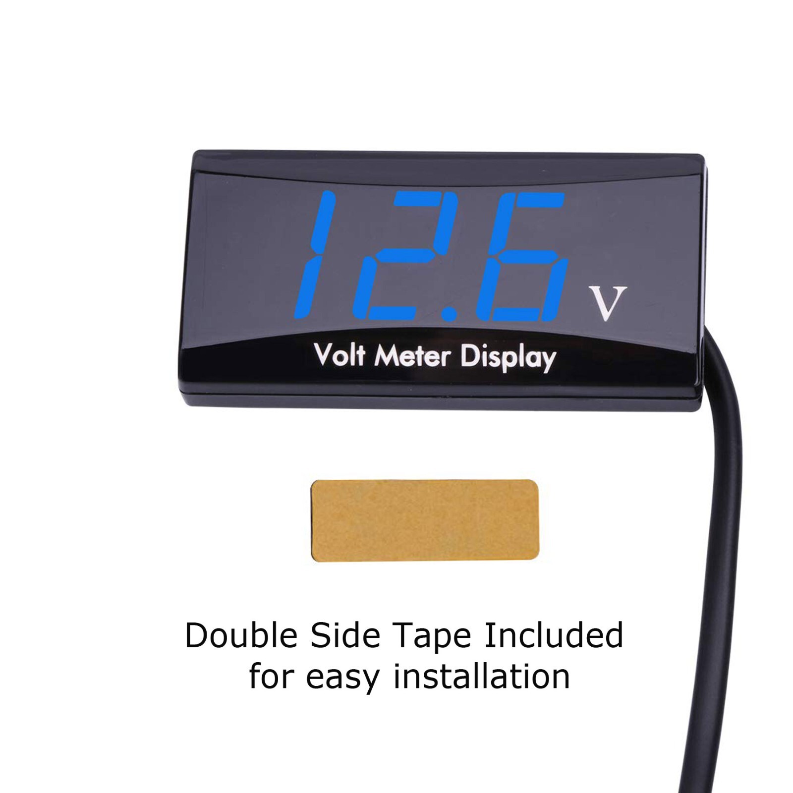 12V Digital LED Display Voltmeter Gauge Panel Meter for Car Motorcycle