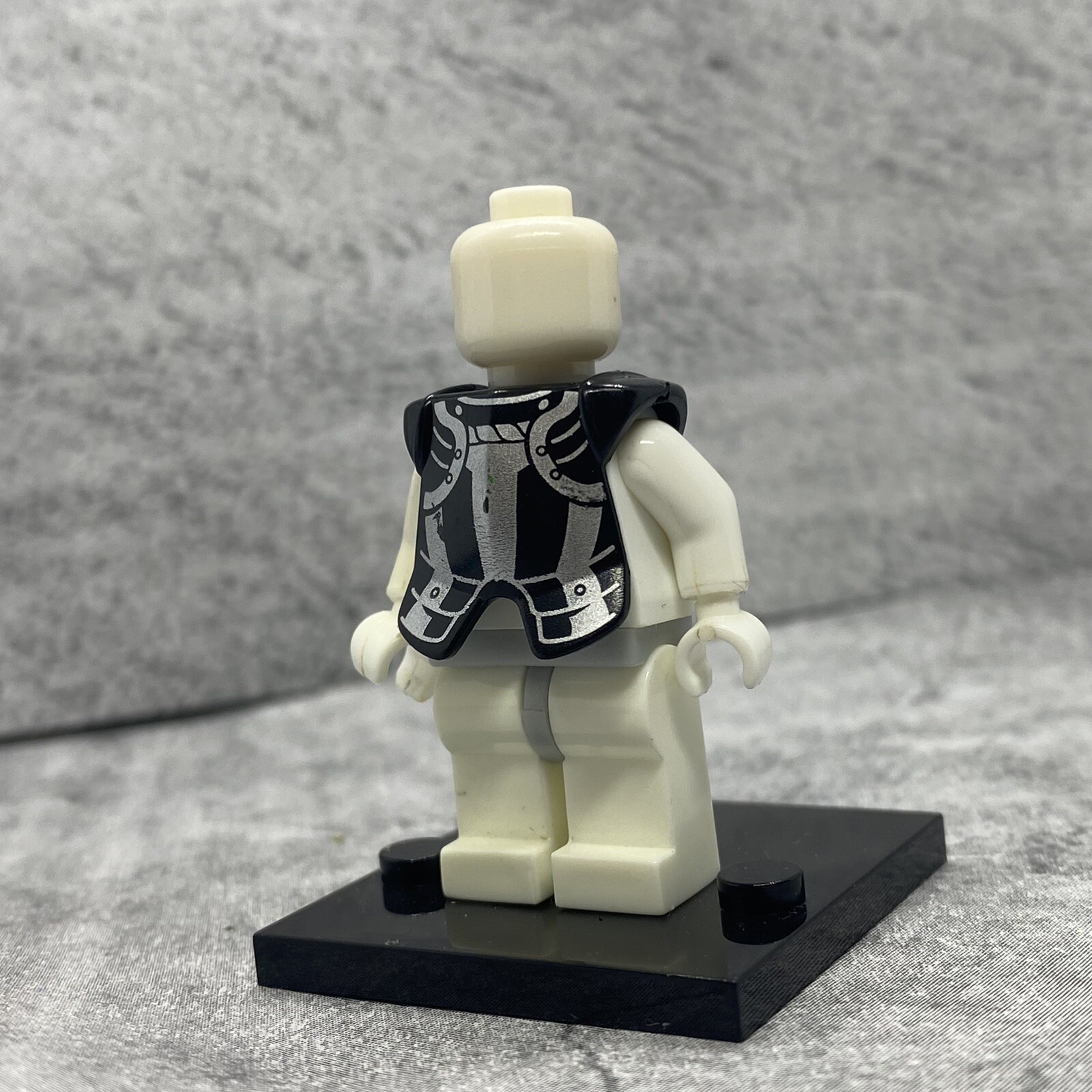 3pack Custom Classic Black Silver Armor Block Accessory for Minifigures DrCKJB6