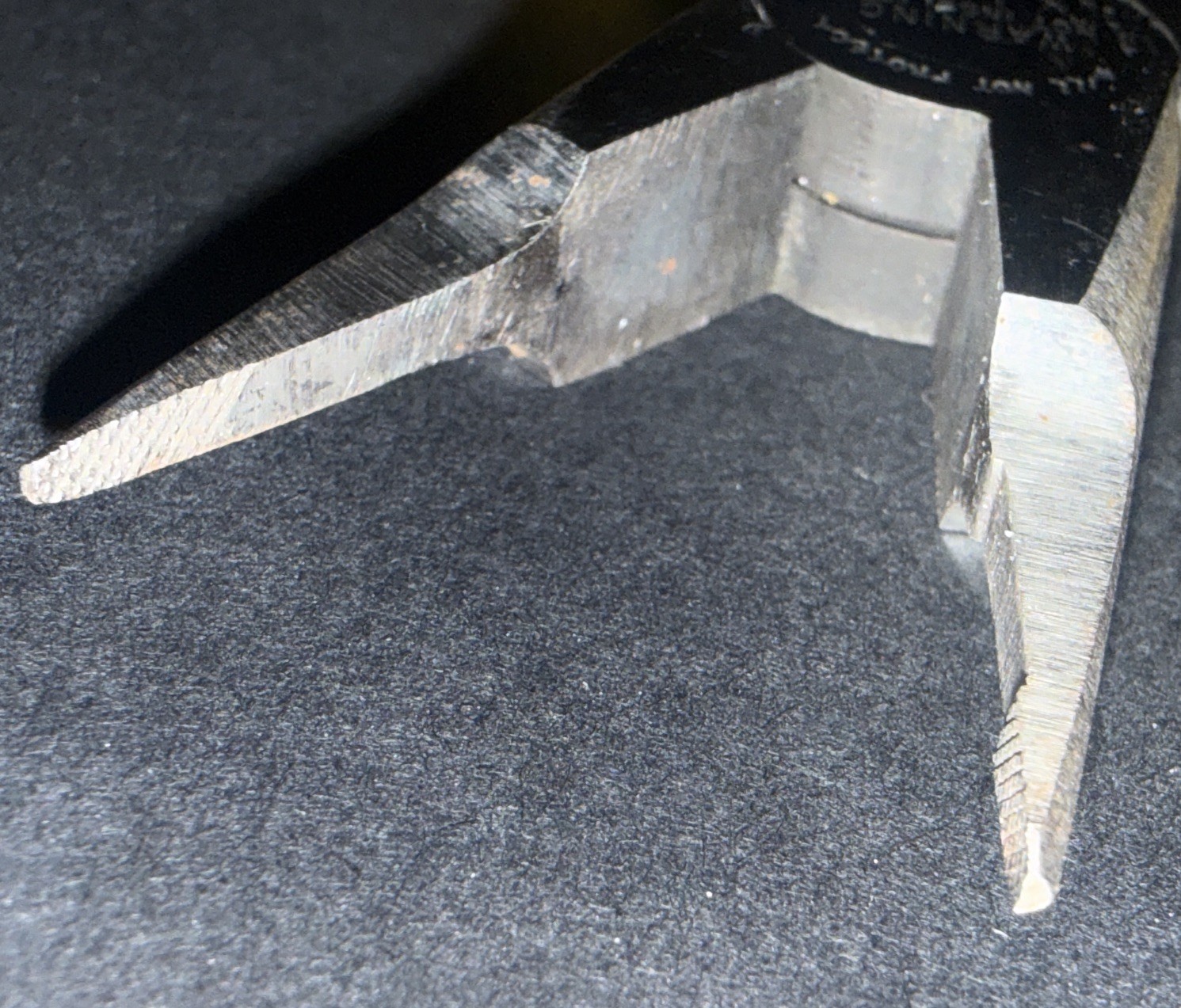 1994 VINTAGE KLEIN TOOLS SHORT NOSE PLIERS NEEDLE TELEPHONE WORK D2291 NOS USA