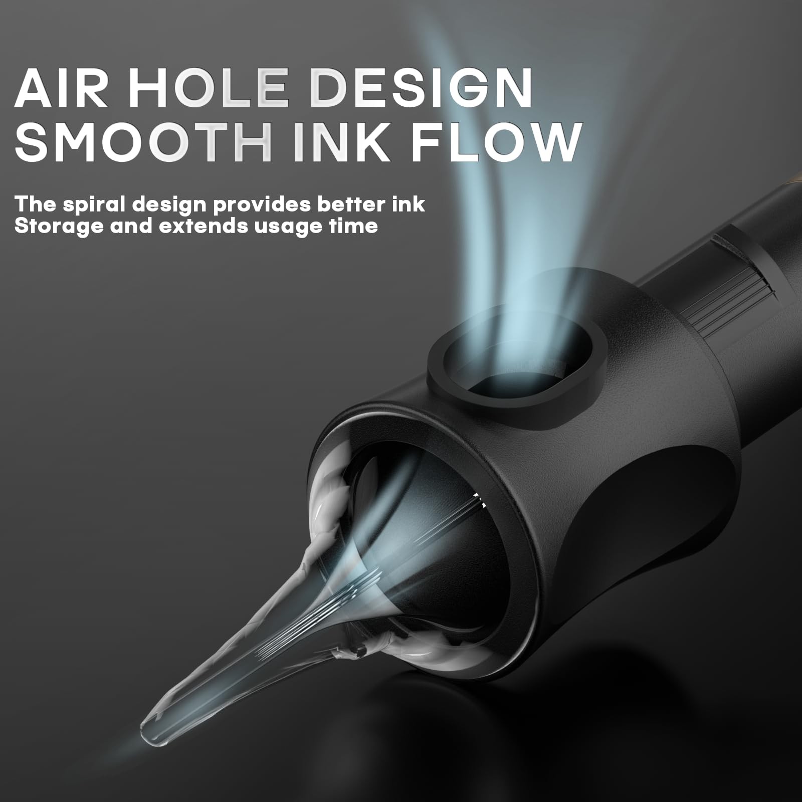 POSEIDON 50PCS Tattoo Cartridge Needles Assorted Mixed Size #12 Round Liner S...