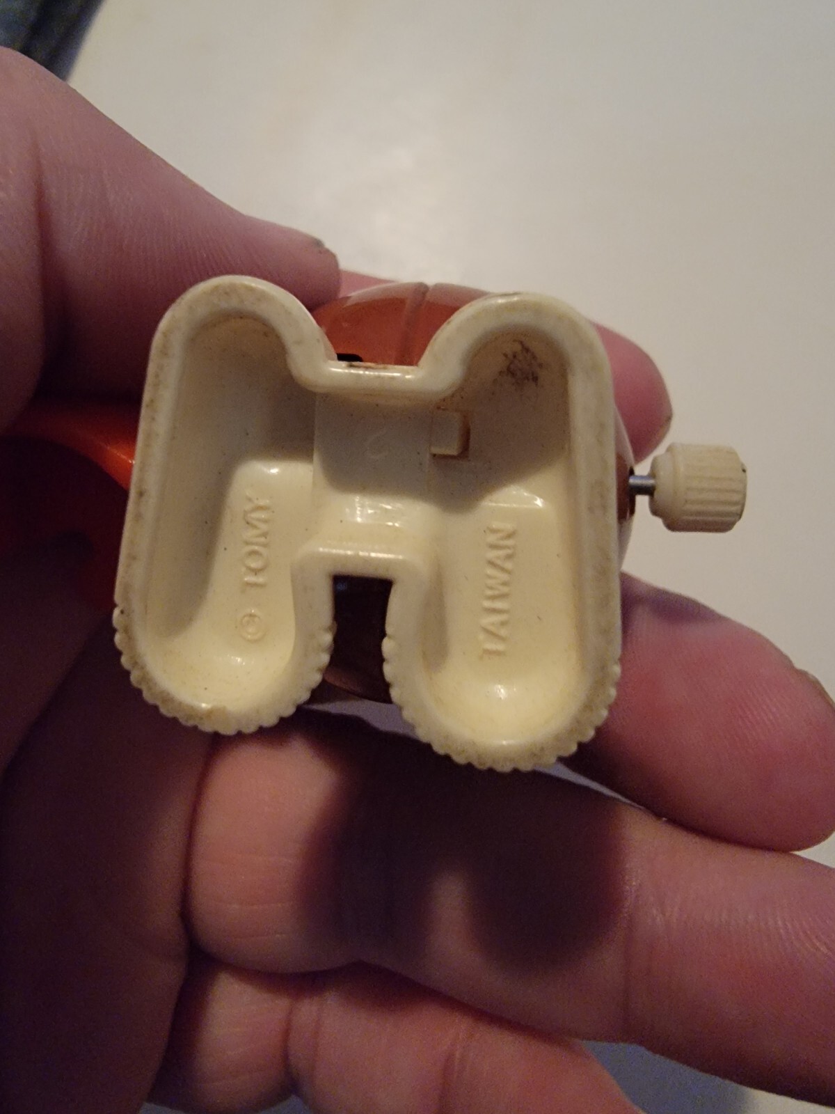 Tomy HOP-A-LONG HOOPSTER Wind-Up Basketball Vintage 1981 Vtg 1980s Toy Ball