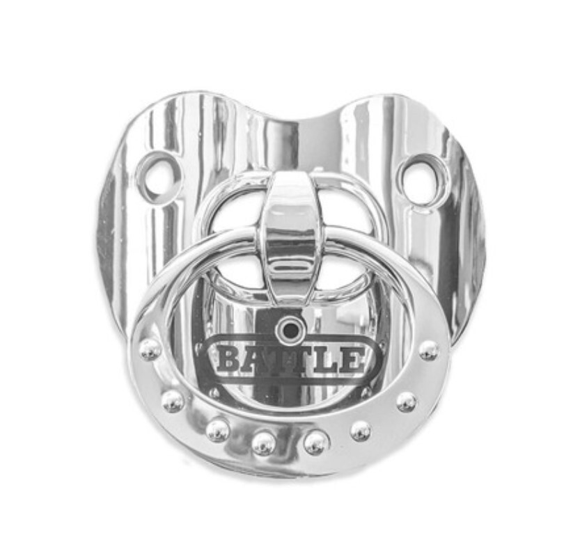Battle Sports CHROME Binky Oxygen Football Convertible Mouthguard