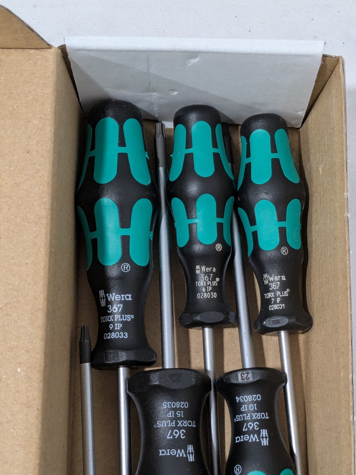 Wera 6 Piece IP6 to IP15 Ergonomic Handle Torx Driver Set 05345222001