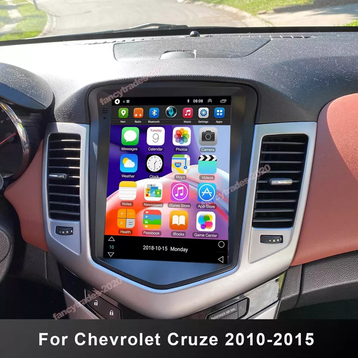 Android 15 For 2009-2015 Chevy Cruze GPS Navi Car Radio Stereo WiFi Player 2+64G