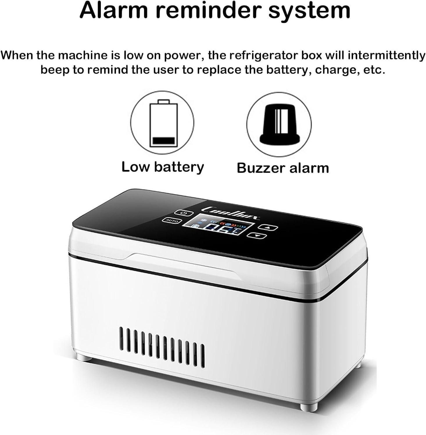 Insulin Cooler Travel Case for Car, Peptide Fridge 32-64°F Custom & Display Temp