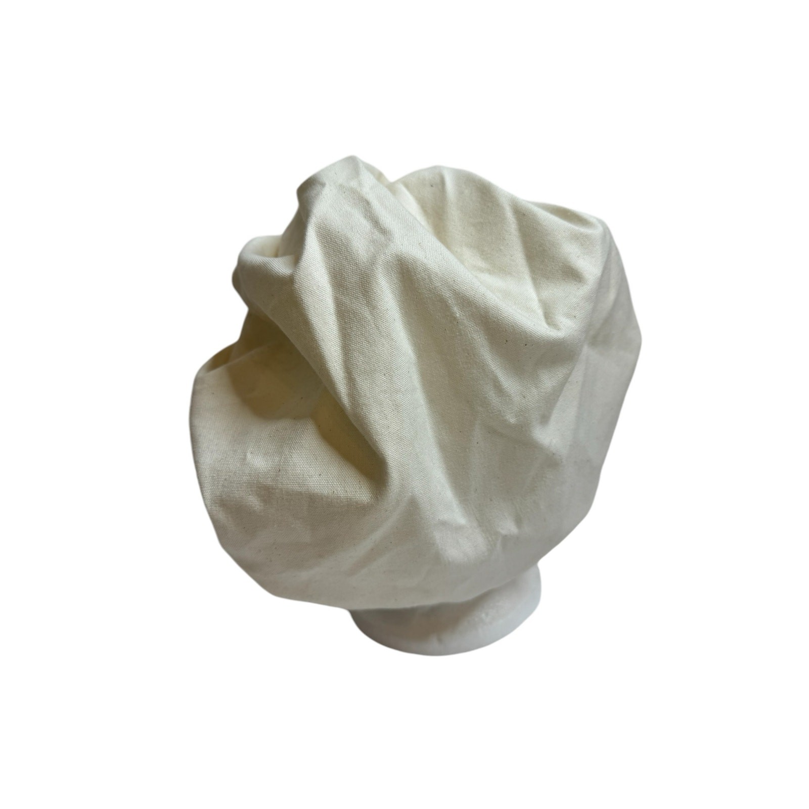 Barney Saltzberg Vintage Chef Hat Ivory Toque Adult One Size