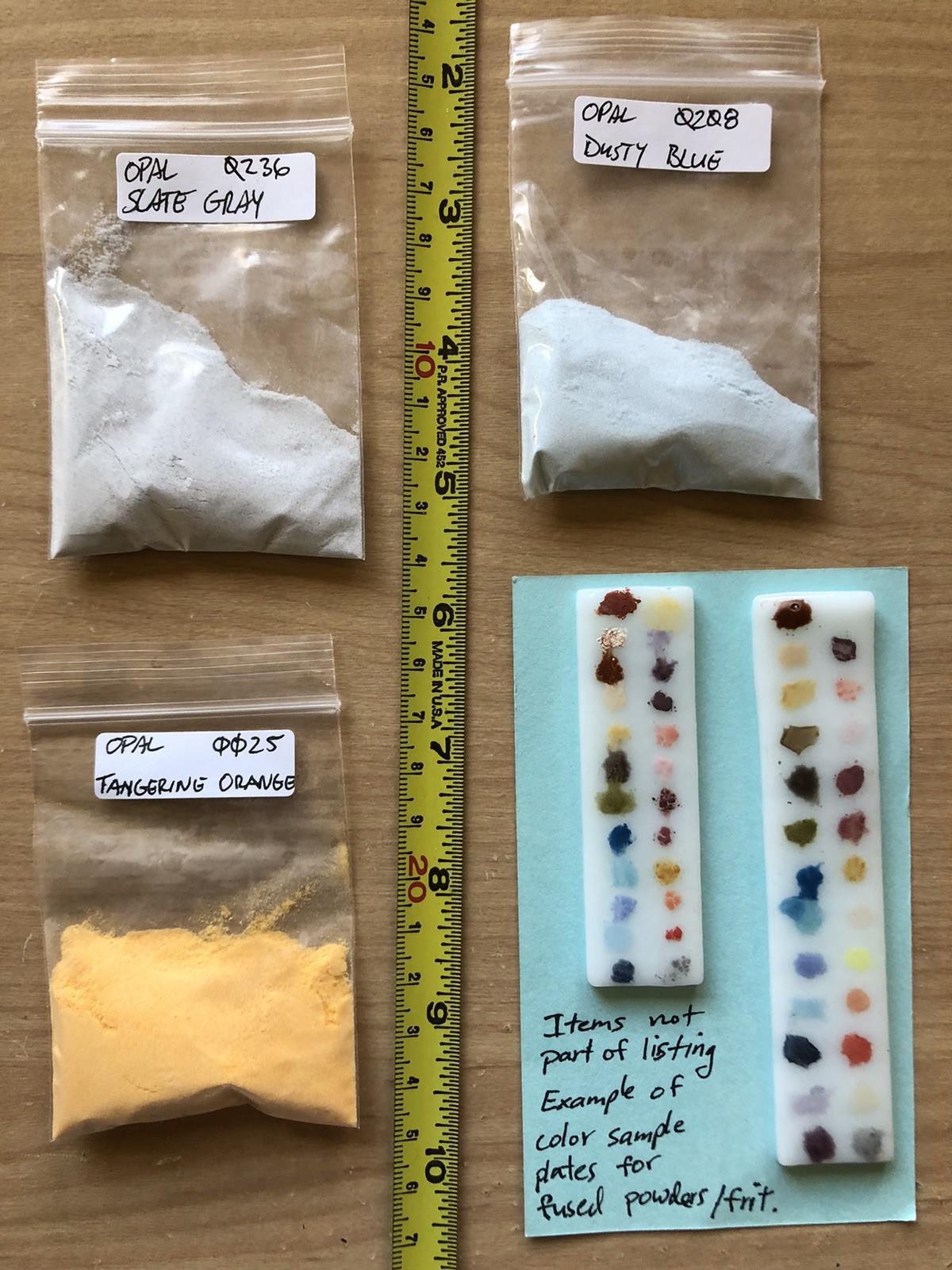 Bullseye COE90 Scrap Stringer-Confetti-Frit&More: Fusing Starter Mega Pack:Used