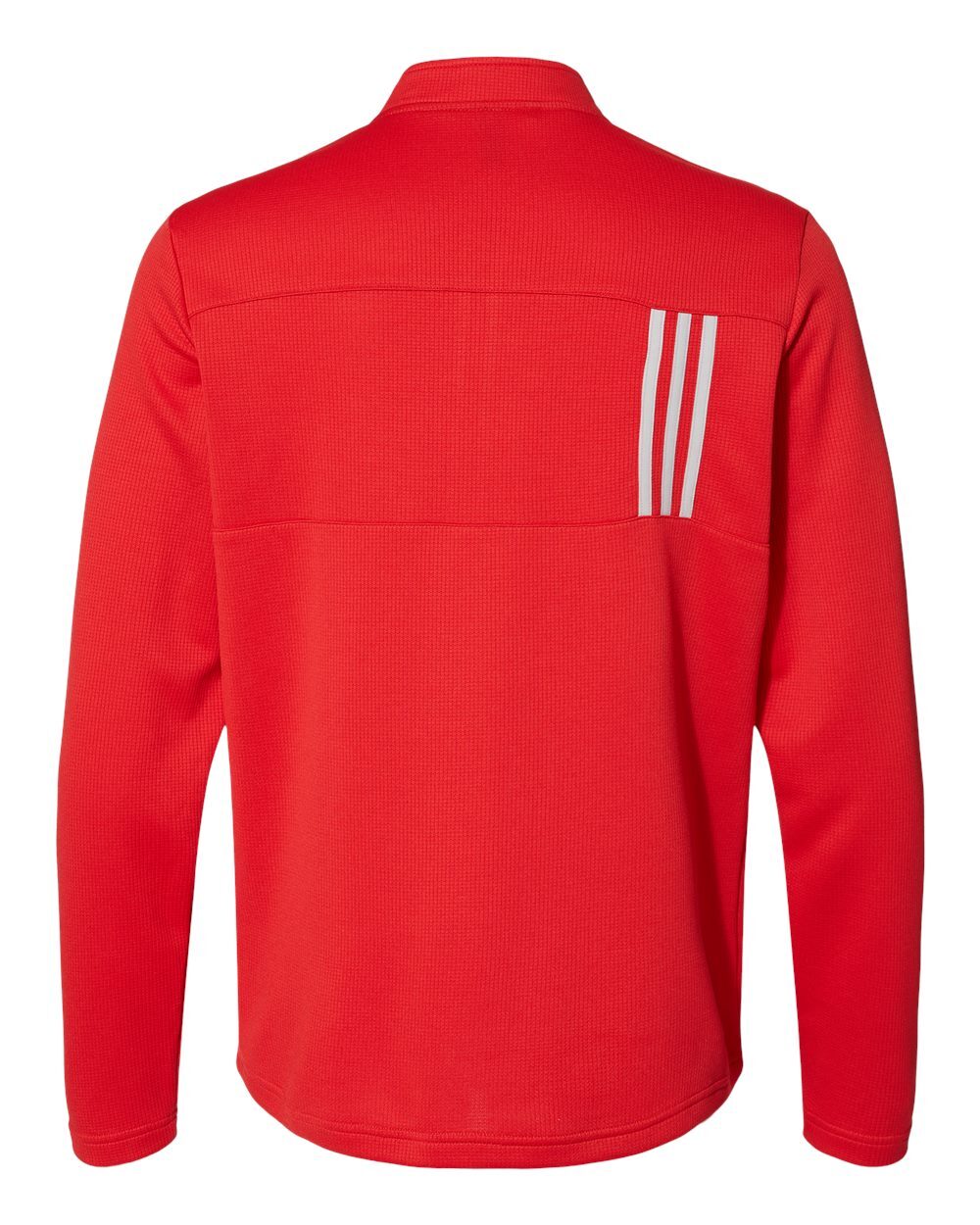 Adidas 3-Stripes Double Knit Quarter-Zip Golf Pullover Top A482 New