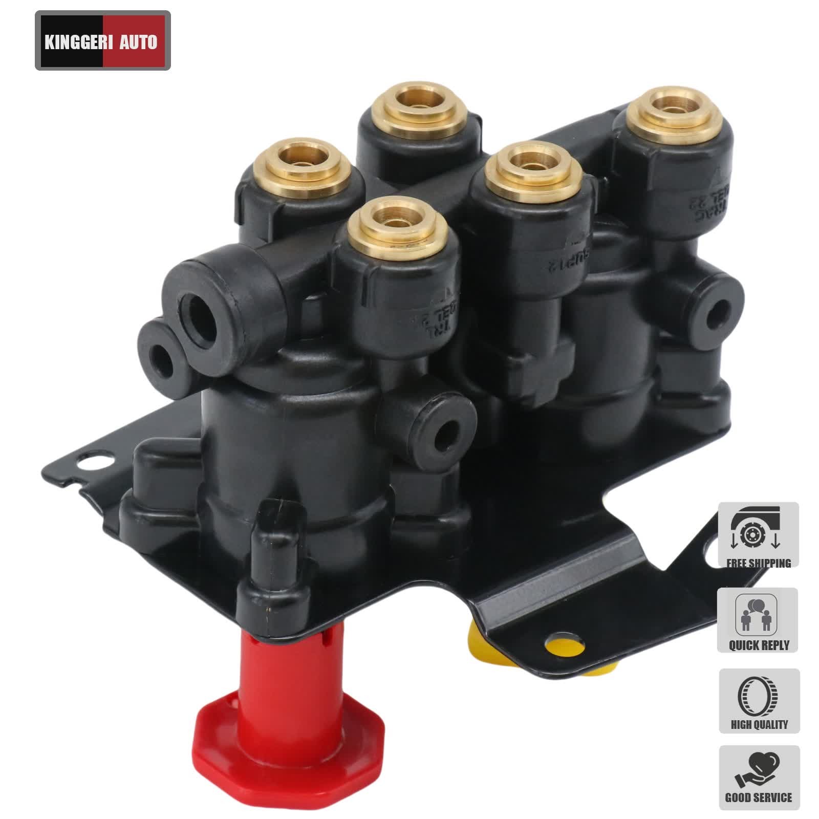 For Volvo VNL Dash Valve Dual Park Brake With 5 Ports 24340522 21315044 K035691