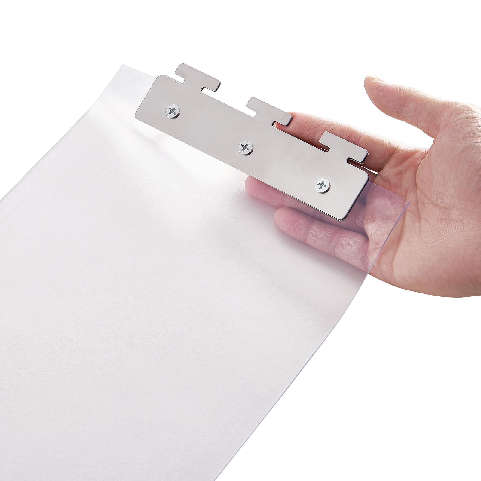 VEVOR Strip Curtain PVC Door Curtain 96" x 96" Cooler Freezer Clear Plastic