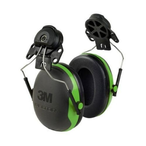 3M Peltor X1 Series Hard Hat Attached Ear Muffs X1P3E Cap Mount NRR 21dB Black