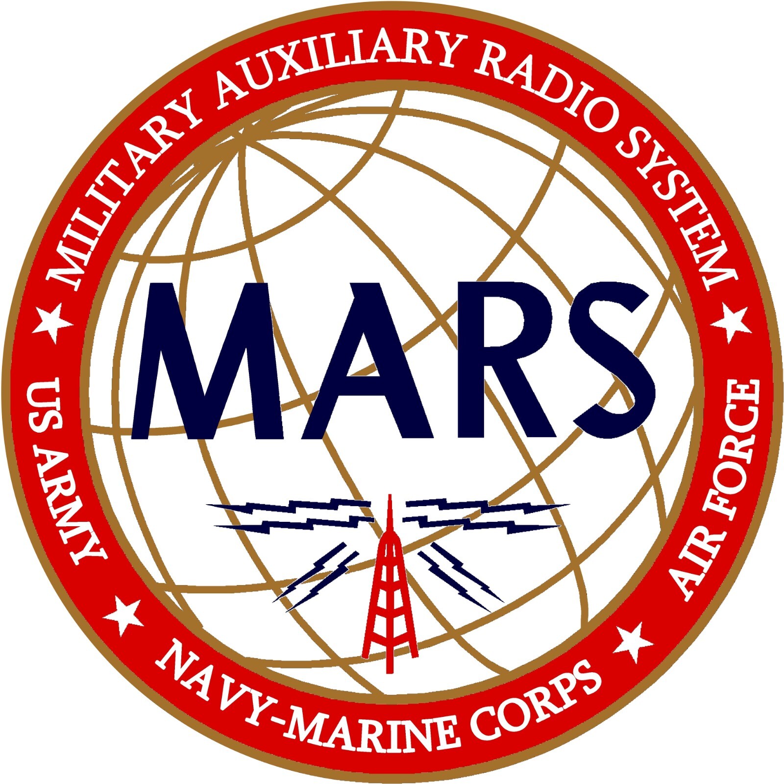 Ham Radio Sticker - Military Auxiliary Radio System - MARS - 3" Durable Outdoor