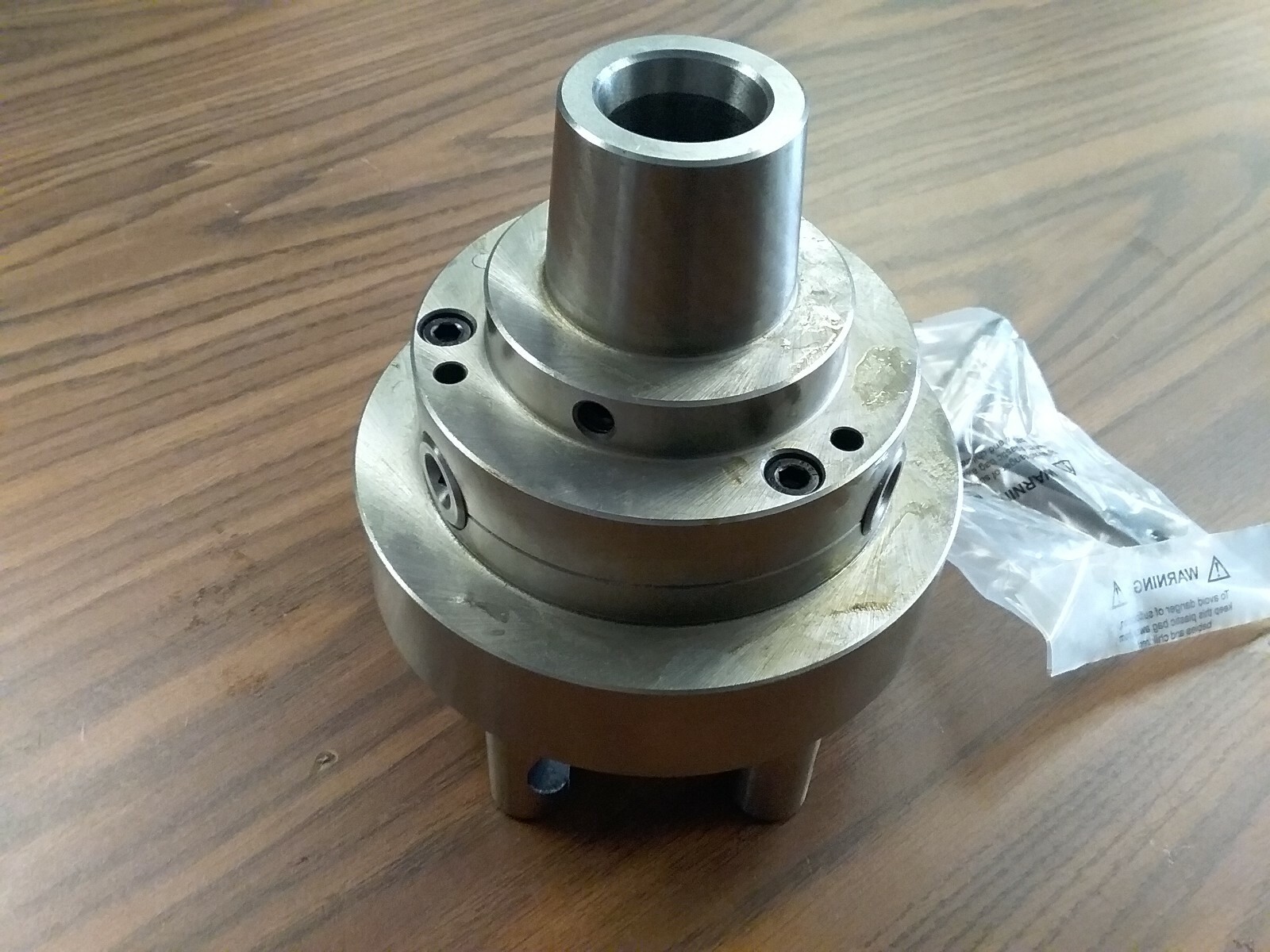 5C Collet Chuck with Integral D1-6, D6 Cam Lock Mount 5" Diameter Chuck #5C-05D6